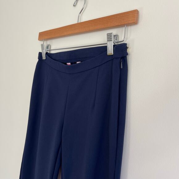 Lilly Pulitzer Midnight Navy Alessia Stretch Navy Dinner Dress Pants, Size 2 - Picture 6 of 13
